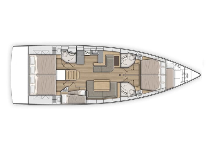 Lefkada 15.94 m Per noleggio Barca a vela - #24821 - 3