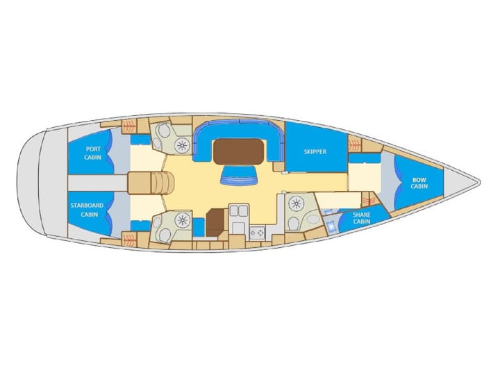 Caniçal - Madeira 15.24 m Per noleggio Barca a vela - #24829 - 3