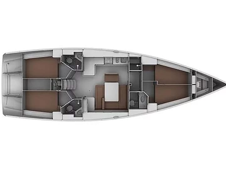 Fezzano di Portovenere//La Spezia 14.22 m For Charter Voilier - #24871 - 23