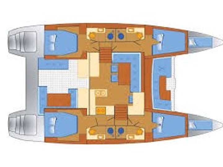 Furnari 13.96 m Für Charter Katamaran — #24912 - 18