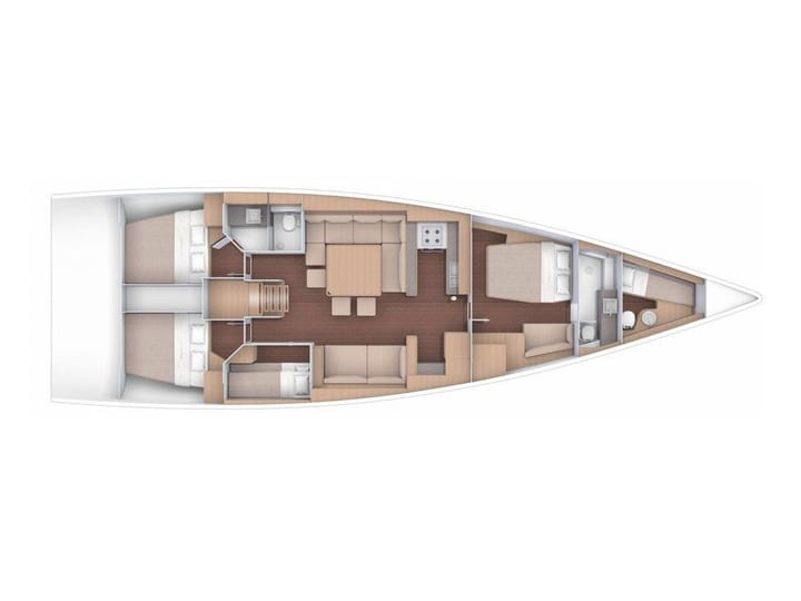  Zeilboot Dufour  56 Exclusive (2017) voor Charter - Sibenik | #24938 - 7