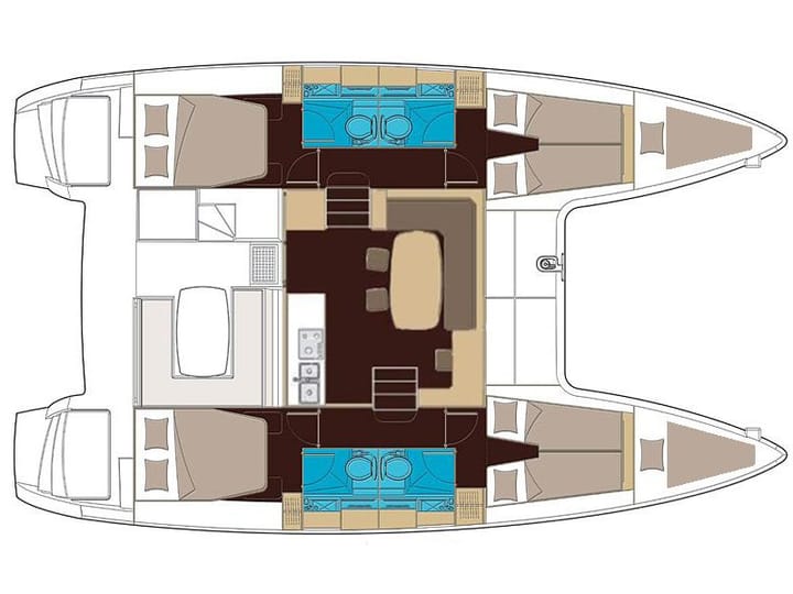 Lagoon 400 S2 Kiralık Katamaran (2018) - Piombino | #25281 - 18