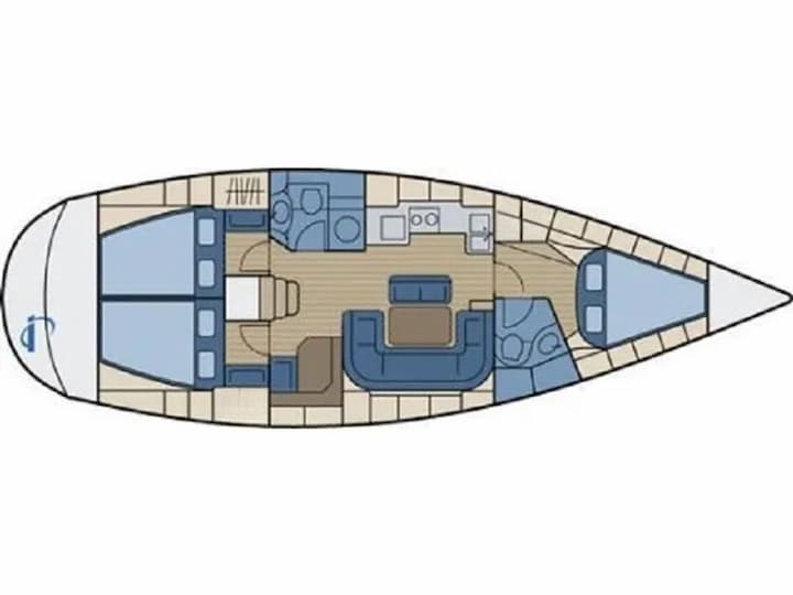  Zeilboot Bavaria  39 Cruiser (2006) voor Charter - Volos | #25287 - 12