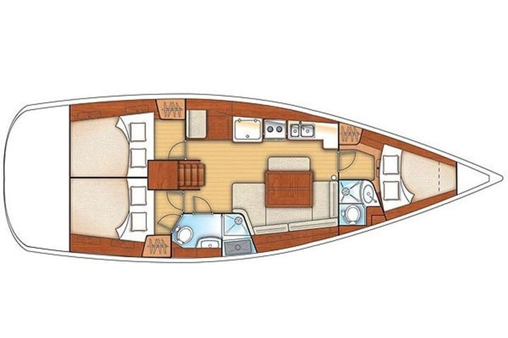  Barca a vela Beneteau Oceanis 40 (2008) per Noleggio, overcloccabile Fethiye | #25375 - 17