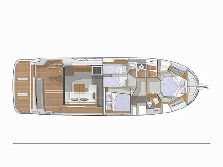 Msida 14.74 m Para Charter Lancha motora - #25423 - 15