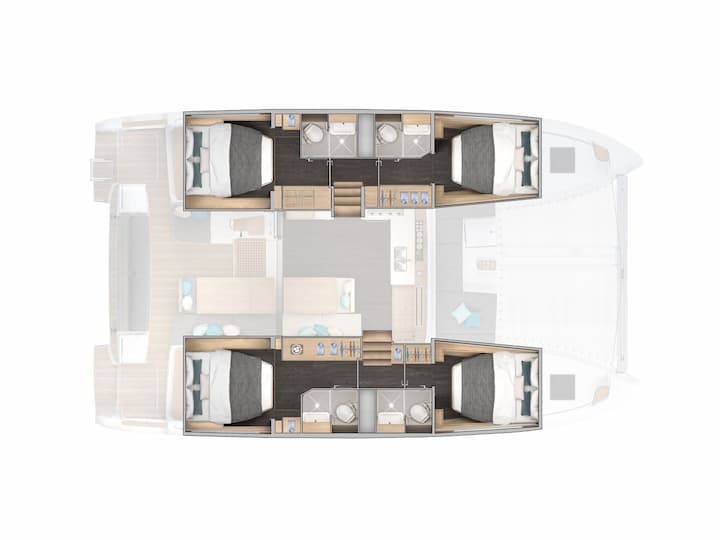 Trapani 13.85 m For Charter Catamaran - #25434 - 12