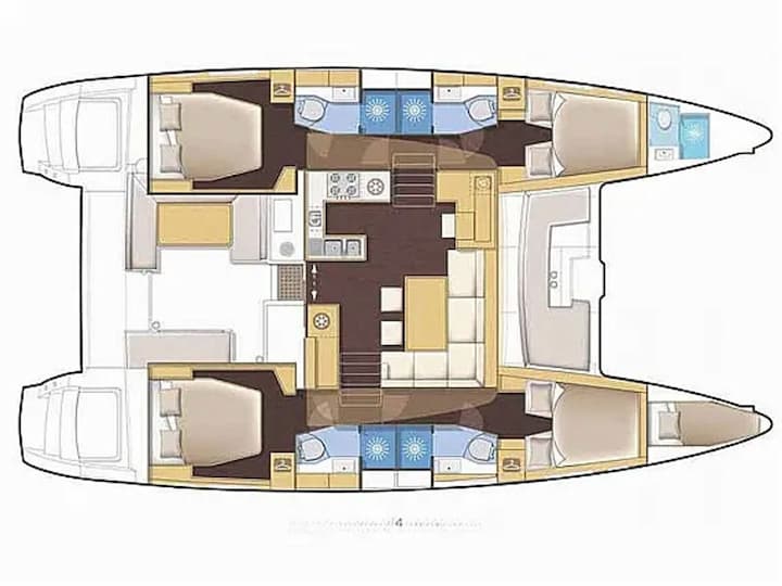 Tivat 13.99 m For Charter Catamaran - #25444 - 28