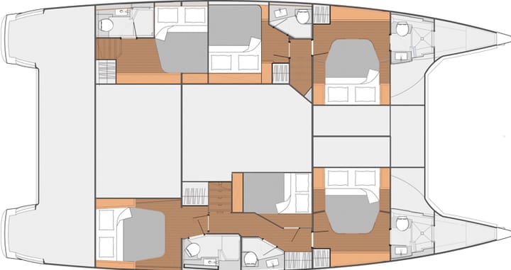 Phuket 50 ft Voor Charter Catamaran - #25480 - 7