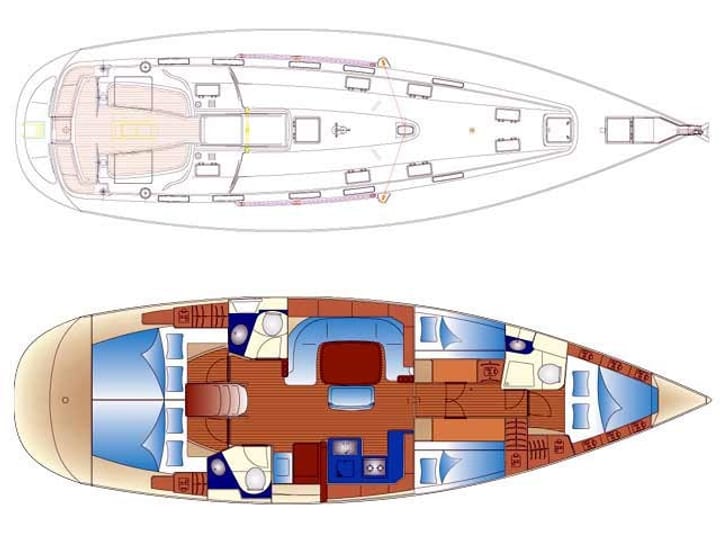 Nydri 15.4 m Per noleggio Barca a vela - #25538 - 5