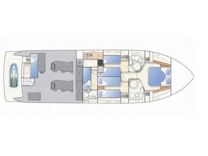 Mykonos 16.3 m Per noleggio Yacht a motore - #25595 - 34