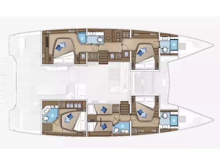 Lagoon 55 Kiralık Katamaran (2025) - Marigot, Saint Martin | #25612 - 31