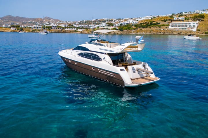  Yate a motor Azimut  58 (2002) para Charter - Ornos | #25648 - 2