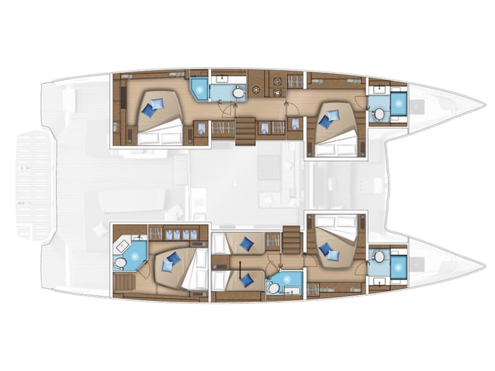  Catamaran Lagoon 55 (2023) voor Charter - Sukosan | #25793 - 41