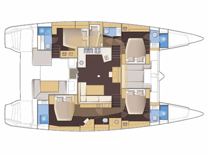 Lagoon 52 Fly Kiralık Katamaran (2017) - Ajaccio | #26059 - 5
