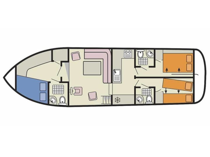 Fatto su misura Motoscafo (1999) for Charter - Nieuwpoort | #26668 - 7