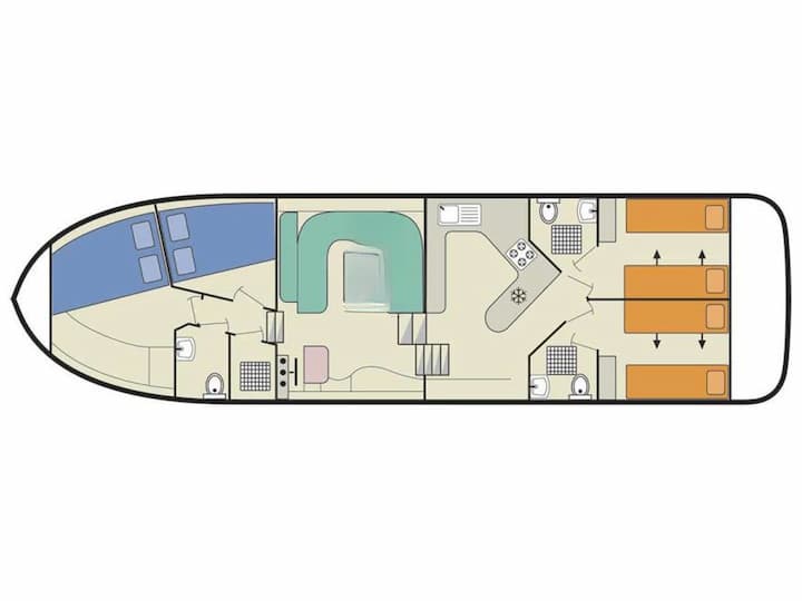 Fait sur mesure Bateau à moteur (2001) for Charter - Migennes | #26786 - 5
