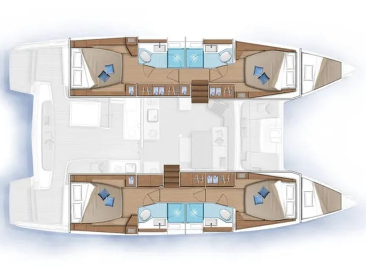 Katamaran Lagoon  46  (2022) für Charter - Athen | #26969 - 10