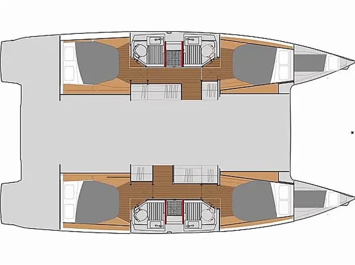 Catamaran Fountaine Pajot Astrea 42 (2022) for Charter - Lavrion | #27021 - 25