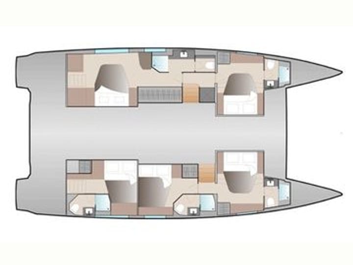  Catamaran Fountaine Pajot Aura 51 (2022) voor Charter - Martinique | #27164 - 31