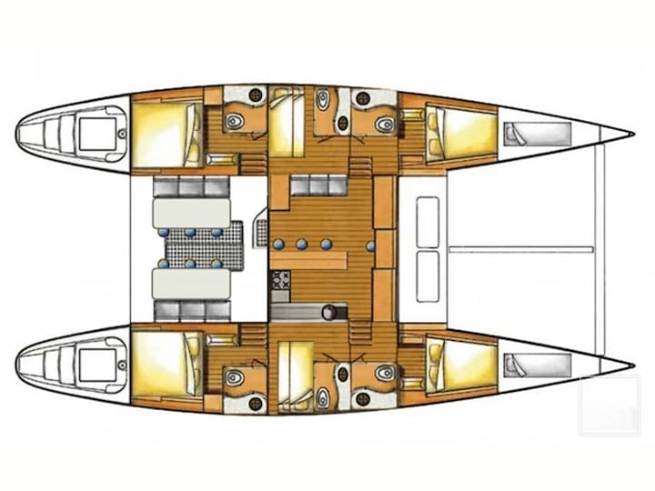  Catamarano Lagoon  570 (2005) per Noleggio, overcloccabile Isole San Blas | #27165 - 38