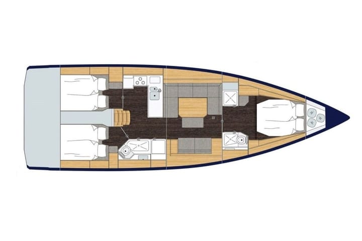  Barca a vela Bavaria C45 Style (2021) per Noleggio, overcloccabile Marmaris | #27252 - 15