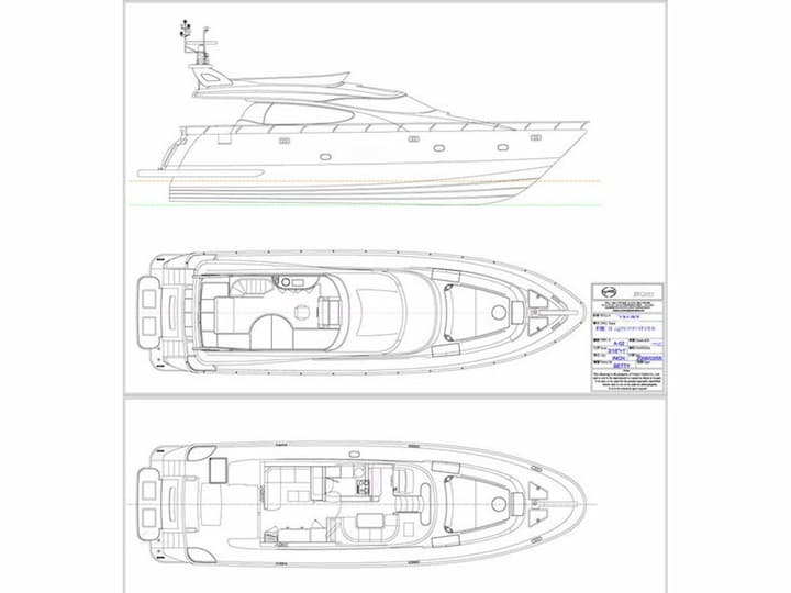 Yacht à moteur Horizon Elegance 60 Fly (2010) pour Charter - Drage | #27361 - 19