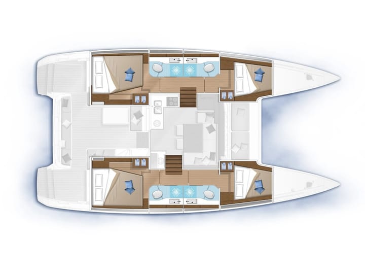  Catamarano Lagoon  40 (2025) per Noleggio, overcloccabile Kaštel Gomilica | #27376 - 13