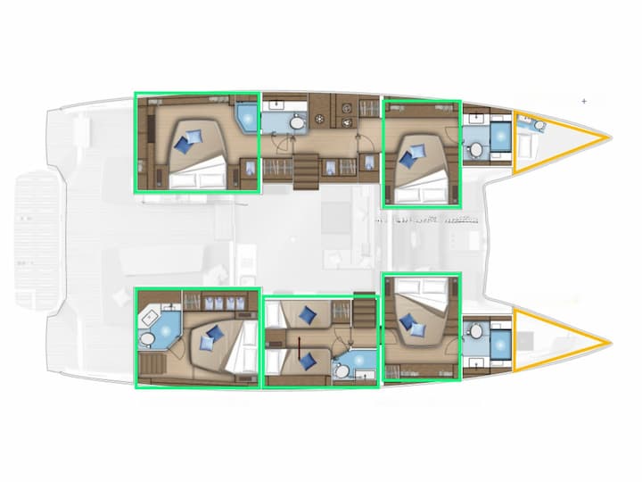 Catamaran Lagoon 55 (2026) pour Charter - Kaštel Gomilica | #27377 - 26