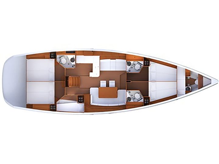 Voilier Jeanneau 53 (2014) pour Charter - Kalkara | #2741 - 13