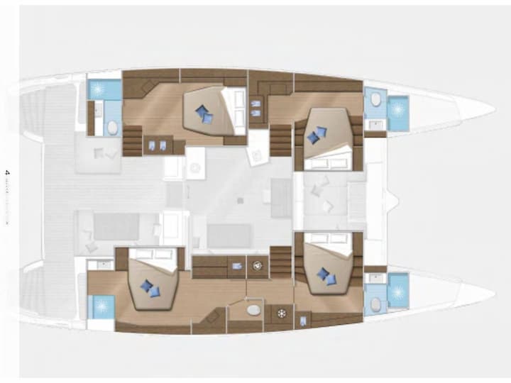  Catamarano Lagoon 52 Fly (2021) per Noleggio, overcloccabile Lavrion | #27490 - 21