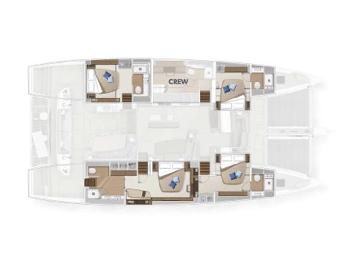  Catamaran Lagoon Sixty 5 (2024) voor Charter - Kaštel Gomilica | #27503 - 7