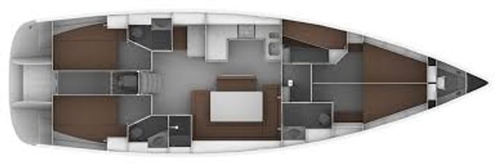  Barca a vela Bavaria  51 Cruiser (2017) per Noleggio, overcloccabile Portisco | #27527 - 4