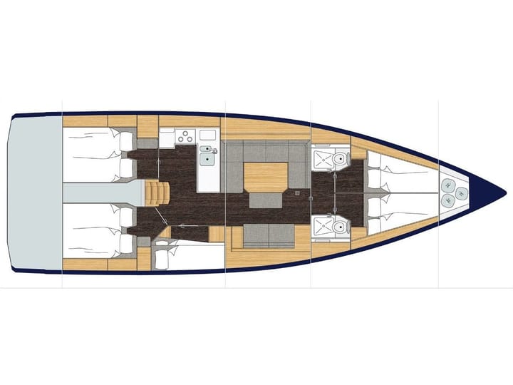 Barca a vela Bavaria  45 Cruiser (2018) per Noleggio, overcloccabile Punta Ala | #27536 - 6