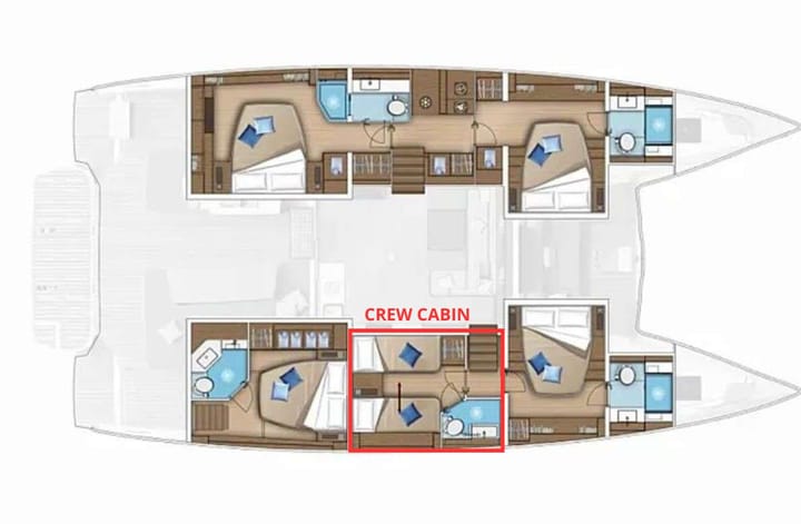  Catamarano Lagoon 55 (2024) per Noleggio, overcloccabile Kaštel Gomilica | #27549 - 18