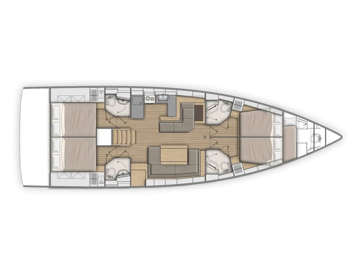 Sailboat Beneteau Oceanis 51.1 (2023) for Charter - Primošten | #27702 - 10