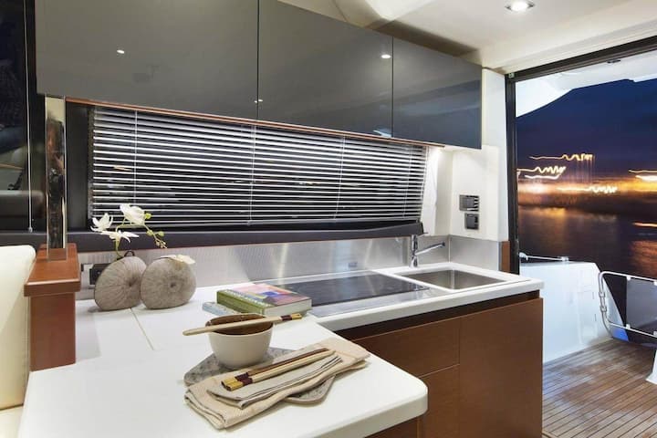  Motorboot Prestige 450 Fly (2015) voor Charter - Giardini-Naxos | #27822 - 5