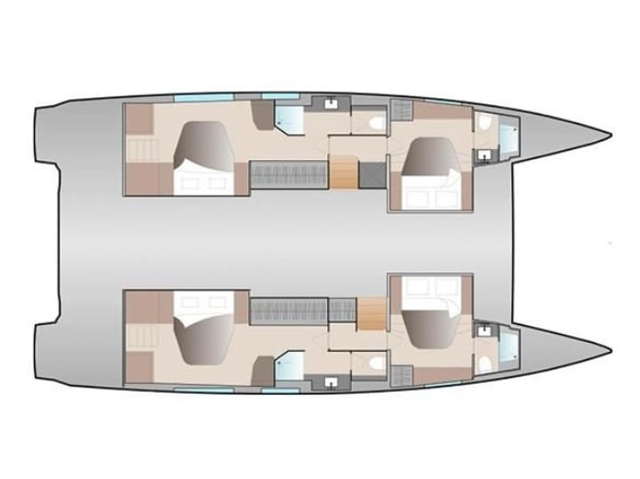  Catamaran Fountaine Pajot Aura 51 (2023) voor Charter - Martinique | #27985 - 3