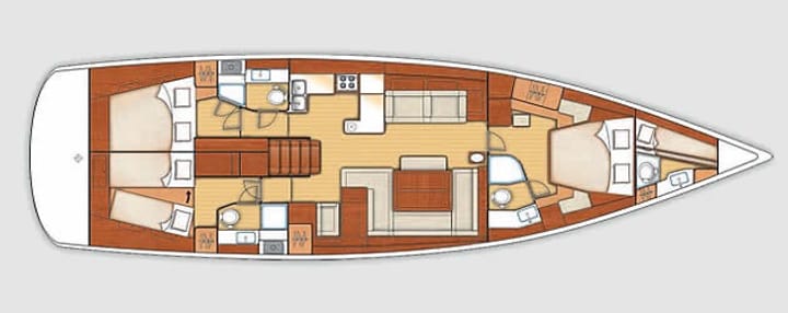  Zeilboot Beneteau Oceanis 46 (2025) voor Charter - Gocek | #28128 - 12