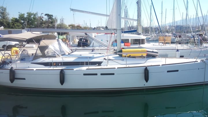 Voilier Jeanneau Sun Odyssey 449 (2017) pour Charter - Athènes | #2816 - 14