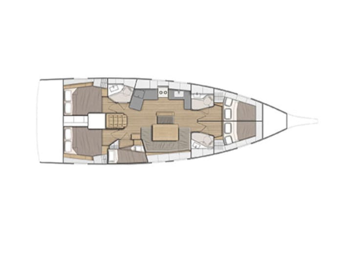 Zadar 14.6 m Voor Charter Zeilboot - #2824 - 3
