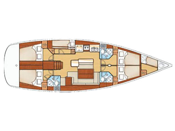 Voilier Beneteau Oceanis 50 (2012) pour Charter - Kalkara | #2825 - 19