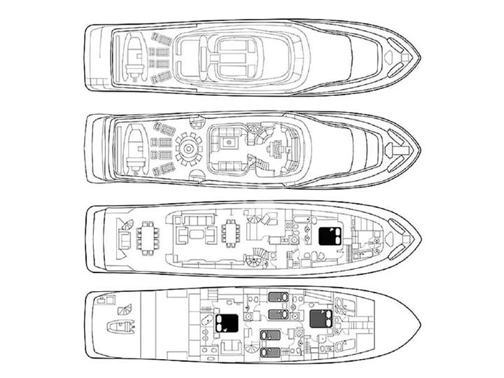 Custom Made Motor Yacht (2005) for Charter - Kaštel Gomilica | #28307 - 37
