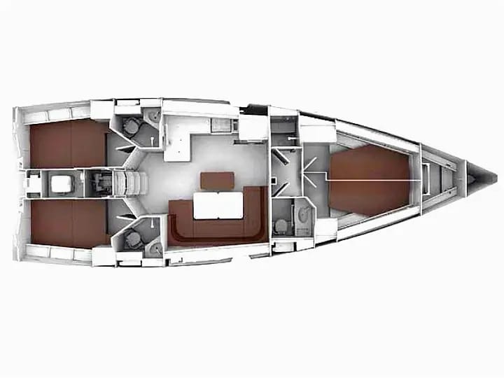  Zeilboot Bavaria 46 Cruiser (2016) voor Charter - Fethiye | #28589 - 38