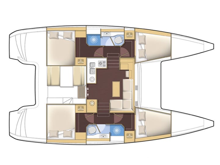 Catamaran Lagoon  39 (2014) for Charter - Mykonos | #2872 - 3