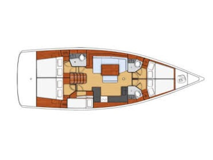  Barca a vela Beneteau Oceanis 48 (2016) per Noleggio, overcloccabile Lefkada | #319 - 29