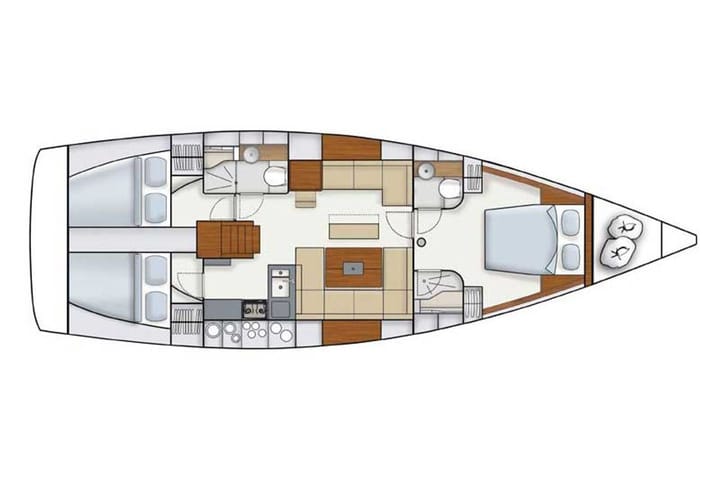 Sailboat Hanse  445 (2020) for Charter - Marmaris | #3380 - 23