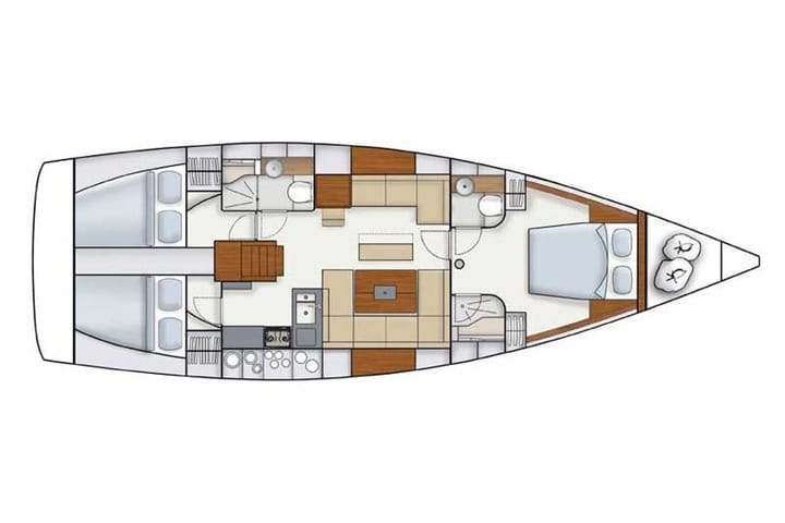 Sailboat Hanse  445 (2020) for Charter - Marmaris | #3385 - 19