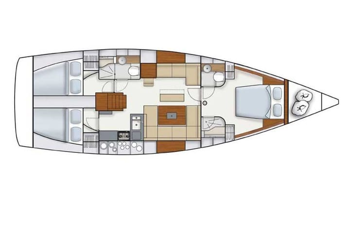 Sailboat Hanse  445 (2020) for Charter - Marmaris | #3388 - 16