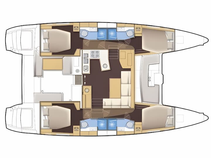 Catamaran Lagoon 450F (2019) for Charter - Lavrion | #4061 - 2