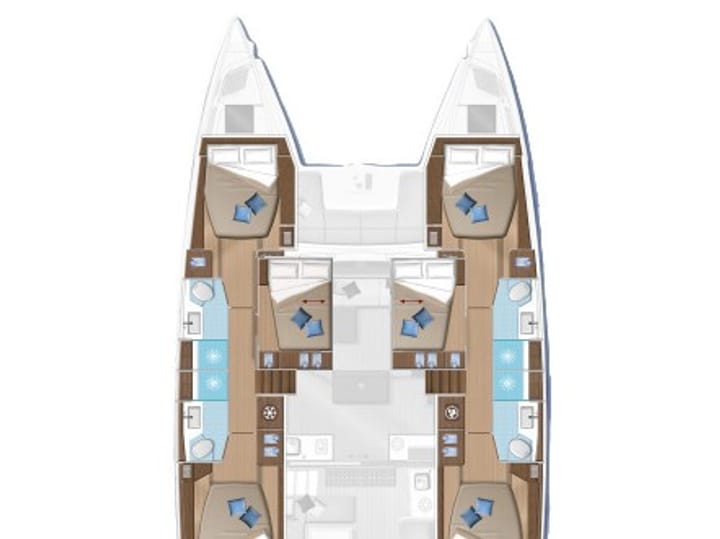 Catamaran Lagoon  50 (2018) for Charter - Athens | #4106 - 23